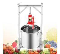ExoticaBlend Presse à Fruits et à Vin 12/22/36 l en Acier Inoxydable, Vérin Hydraulique, Presse-Agrumes Manuel, Broyeur à Raisins, Pommes, Carottes, Oranges, Baies, Légumes, Fromage 22L