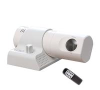 ExoticaBlend Projection Horloges, Horloge Numérique avec Télécommande, Horloges a Projection Numérique, Horloge de Projection Murale LED, Décoration de la Maison,White