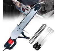 ExoticaBlend Scie à Chaîne Électrique pour Béton Diamantée - Rainureuse Murale Professionnelle avec Refroidissement par Eau, Poignée Anti-Vibrations et Système d'Aspiration des Poussières,350