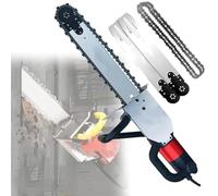 ExoticaBlend Scie à Chaîne Électrique pour Béton, Scie à Chaîne Diamantée sans Balais, Rainureuse Murale 35 cm/48 cm, pour Béton Armé, Murs en Briques Rouges et Murs en Ciment,480