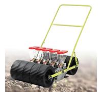 ExoticaBlend Semoir de Jardin à Poussée Manuelle, Semoir Manuel de Précision, pour Planteur de Légumes, Planteur de Haricots de Maïs, Épandeur de Graines de Jardin 5Rows