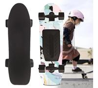 ExoticaBlend Skateboard Électrique, Longboard à Quatre Roues, Étanche, Amortissant Les Chocs, Charge Maximale de 150 Kg, 22 Km/h, 26 Km B