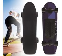 ExoticaBlend Skateboards Électriques avec Télécommande, Vitesse Maximale de 22 Km/h Et Autonomie de 25 Km, Longboard Électrique pour Adultes Et Adolescents, 4 Vitesses Réglables pour Débutants D