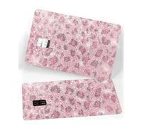 ExotixCard Protection réfléchissante Originale Ultra Brillante pour Cartes de débit et de crédit. Coque Amovible et Brillante, avec informations au Dos particulièrement (imprimé Animal Rose)