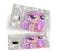 ExotixCard- Protection réfléchissante Originale Ultra Brillante pour Cartes de débit et de crédit. Coque Amovible et Brillante, avec informations au Dos particulièrement Lumineuses (Blossom)