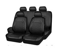 EXOTUF Housses de Siège de Voiture pour Peugeot 308 SW P5 T9 2014 2015 2016 2017 2018 2019 2020 2021 2022 2023 2024 2025, Protecteur de Coussin de Siège Respirant Antidérapant en Cuir,Black