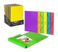 Exp.30 Classeurs en carton extra assort. Feuille ra G