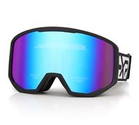 EXP VISION Masque de Ski Pro Anti-buée Lunettes de Ski, 100% Protection UV400 Masques de Snowboard, Masque et Lunettes de Ski Moto Skateboard pour Hommes, Femme, Garçons et Filles