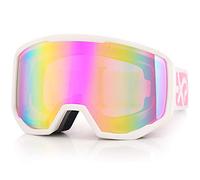 EXP VISION Masque de Ski Pro Anti-buée Lunettes de Ski, 100% Protection UV400 Masques de Snowboard, Masque et Lunettes de Ski Moto Skateboard pour Hommes, Femme, Garçons et Filles