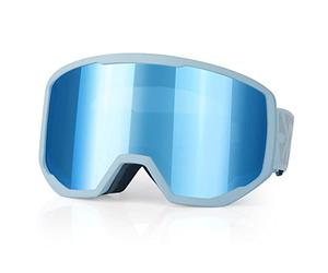 EXP VISION Masque de Ski Pro Anti-buée Lunettes de Ski, 100% Protection UV400 Masques de Snowboard, Masque et Lunettes de Ski Moto Skateboard pour Hommes, Femme, Garçons et Filles