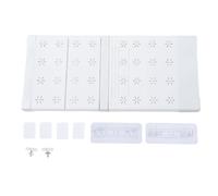 Expandable Closet Tension Shelf Punch 20KG Full Coverage Adjustable Wardrobe Dividers No Drilling Easy Installation Durable Steel ABS PP Material Multifunctional Storage (Expandable Length 41-52cm /