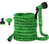 Expandable Garden Hose, Expandable 50FT 15M Water Hose Pipe with 8 Spray Functions Garden Hose for Yard Watering Plants, Car Washing, Shower Pets