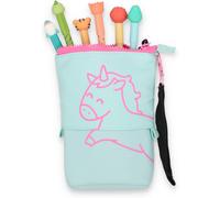 Expandable Pencil Case + 6 Bo-Bo Mint Erasable Pens - Time To Believe In You