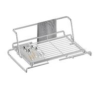 Expandable Rack System - Over Sink Drainer for Tableware Needs | Stainless Steel with Adjustable Length, Compact Storage for Chopsticks Spoons Silverware, Multi Functional Holder for Everyday