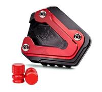 Expander Accessoires Motos Pour Cfmoto 450MT MT450 2024 2025 CF 450 Pour MT Béquille Latérale Pied Agrandisseur Pad Béquille Capuchons Soupape D’extension(Ensemble Rouge-1)