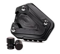 Expander Accessoires Motos Pour Cfmoto 450MT MT450 2024 2025 CF 450 Pour MT Béquille Latérale Pied Agrandisseur Pad Béquille Capuchons Soupape D’extension(Noir-1 ensemble)