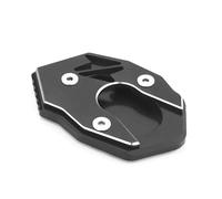 Expander Pour Z800 Z900 Z1000 SX ZX6R ER6N ZX-10R ER6F Pour Ninja650R Béquille Pied Support Latéral Extension Agrandisseur Plaque Protection(Noir)