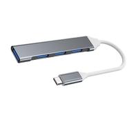 Expanneur - Splitter de données à 4 Ports, tournante légère, Adaptateur Multi-appareils, connecteur Compact pour Le Clavier d'imprimante PC Console PC de la Console Flash