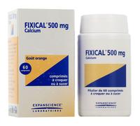Expanscience Fixical 500mg 60 Comprimés À Croquer/Sucer En Pilulier