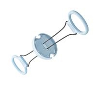 Expanseur de poitrine UltraAdjustablePro HighResistance PrecisionFlywheelSystem Exerciseur de puissance musculaire pliable Pro | Bras de préhension avec poignée antidérapante, équipement de constru