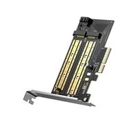 - expansion card adapter PCIe 3.0 x4 to SSD M.2 M-Key / M.2 B-Key black (