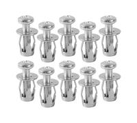 Expansion Petal Bolts - 10-Piece Metal Nut with Screws | Heavy-Duty Fastener Kit, Grip-Enhancing Hardware for Drywall, Automotive, Residential, Commercial, and RV Use
