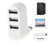 Expansion - Splitter De Données À Grande Vitesse, Adaptateur -Port | À 4 Ports avec Commutateurs Individuels, Extension De Fiche Et De Lecture pour Les Ordinateurs Portables E