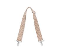 Expatrié Bandouliere pour Sac - Jeanne Boho Beige - Sangle Interchangeable Amovible et Réglable Sac à Main - Laniere pour Sacoche Pochette Sac Banane - Sangles Multicolores