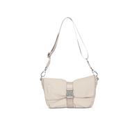 Expatrié Petit Sac à Bandoulière Femme Beige - Bobby - Crossbody Puffer Bag en Nylon - Sac à Main avec Boucle & Fermeture Éclair - Sac Doudoune en Tissu - Résistant à l'eau