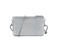Expatrié Clutch Pour Femmes Gris Argenté - Emilie - Pochette Stylée Pour Mariage, Fête & Loisirs - Petit Sac à Bandoulière En Deux Couleurs - Crossbody Bag - Sangle Réglable