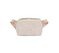 Expatrié Sac à Bandoulière Femmes Petit Beige - Fleur - Sac à Main Elégant en Cuir Végétal - Sac Porté Croisé Chic pour Loisirs, Sorties et Fêtes - Déperlant