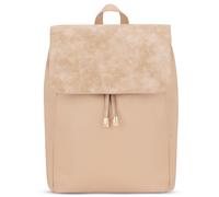 Expatrié Sac à Dos Femme Sable - Estelle - Petit Backpack pour Dames & Filles - Cuir PU - Sacs à Dos à la Mode pour Femmes - Hydrofuge