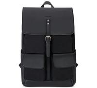 Expatrié Sac à Dos Femme en Toile de Coton & Cuir PU Végétal - Laurent | Daypack Large, Backpack Femme, Sac de Ville 15L avec Cordon de Serrage & Fermeture Magnétique