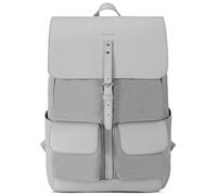 Expatrié Sac à Dos Femme en Toile de Coton & Cuir PU Végétal - Laurent | Daypack Large, Backpack Femme, Sac de Ville 15L avec Cordon de Serrage & Fermeture Magnétique