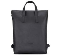 Expatrié Sac à Dos Femme Noir Lou Cuir Végan Sac Messenger A Bandoulière - Sacs portés Dos PU - Sac Epaule & Petit Sac à Dos Deux en Un - Cabas Haute-Qualité avec Sangles Détachables et Ajustables.