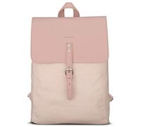 Expatrié Sac à Dos Femme Rose - Anouk - Feminin Sac à Partir de Toile & Cuir PU - Sac Moderne et Chic - Backpack Elegant - Poche PC Portable