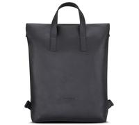 Expatrié Sac à Dos Femme Noir Lou Cuir Végan Sac Messenger A Bandoulière - Sacs portés Dos PU - Sac Epaule & Petit Sac à Dos Deux en Un - Cabas Haute-Qualité avec Sangles Détachables et Ajustables.