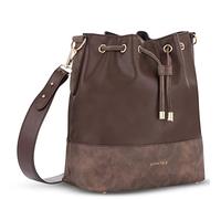 Expatrié Sac a Main Femme Marron - Sarah Medium - Sac Bandoulière En Cuir Synthétique Végétalien - Pour Loisirs & Travail - Chic & Élégant