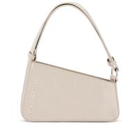 Expatrié Sac à Main Porté Épaule Femme Beige - Georgia - Sac à Bandoulière Asymétrique en Simili Cuir pour le Jour et la Nuit - Y2K Sac en Cuir Vintage Petit - Bandoulière Large