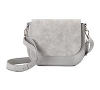 Expatrié Sac Bandoulière Femme Gris - Louise Medium - Petit Elégant Sac à Main pour Voyage, Travail et Loisirs - Sacoche en Cuir PU Souple - Sac Porté Epaule