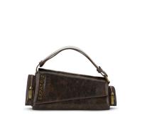 Expatrié Sac à Main Porté Épaule Femme Marron - Grace - Sac à Bandoulière Asymétrique en Simili Cuir pour le Jour et la Nuit - Y2K Sac en Cuir Vintage - Style Rétro