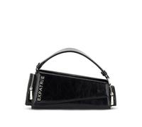 Expatrié Sac à Main Porté Épaule Femme Noir - Grace - Sac à Bandoulière Asymétrique en Simili Cuir pour le Jour et la Nuit - Y2K Sac en Cuir Vintage - Style Rétro