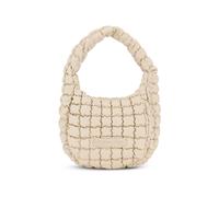 Expatrié Sac à Bandoulière Femme Beige - Pippa Large - Everyday Puffer Bag - Y2K Sac à Main Porté Épaule Matelassé pour Université, Travail, Loisirs - Puffy Hobo Bag en Simili Cuir
