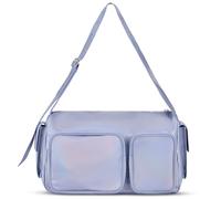 Expatrié Sac de Voyage Femmes Violet Arc-en-Ciel - Nova - Weekender avec Plusieurs Compartiments - Sac de Sport Pliable - Grand Sac à Bandoulière pour Voyage, Sport, Avion et Transport