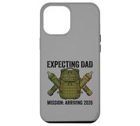Expecting Dad 2026 Fatherhood Mission Military Coque pour iPhone 12 Pro Max