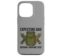Expecting Dad 2026 Fatherhood Mission Military Coque pour iPhone 13 Pro