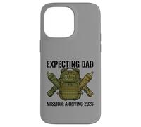 Expecting Dad 2026 Fatherhood Mission Military Coque pour iPhone 14 Pro Max