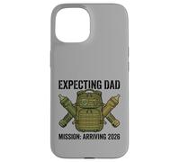Expecting Dad 2026 Fatherhood Mission Military Coque pour iPhone 15