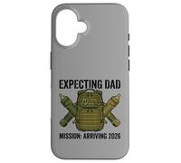 Expecting Dad 2026 Fatherhood Mission Military Coque pour iPhone 16