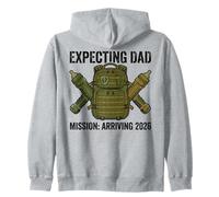 Expecting Dad 2026 Fatherhood Mission Military Sweat à Capuche